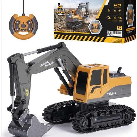 Playing Gorilla Other - NWT Excavator Remote Control Construction Toy